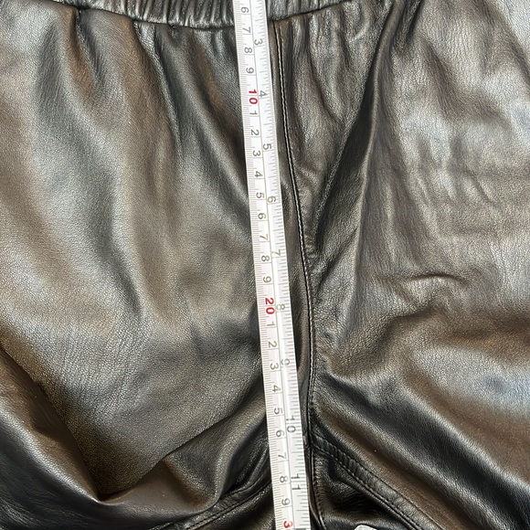 Faux leather joggers. Sz M. Thursdays label. Store in Toronto. - Picture 6 of 7